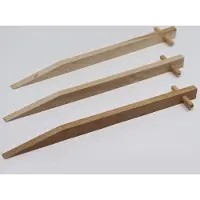 Aquagart 50 Erdanker aus Buchenholz I Holz Bodenanker Holzpflock Befestigungsanker