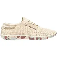 Tbs Bootsschuh Jazaria J7J53, Recyceltes Strickgewebe, Beige-Creme mit mehrfarbiger Sohle, Fußbett zum Wechseln 37