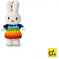 Just dutch gehäkelter miffy-schlüsselanhänger