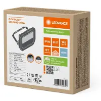 Ledvance LED Fluter 8W 133 lm/W Performance IP66 4099854305689 6500K Schwarz Kaltweiß