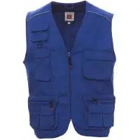 Payper Weste POCKET – funktionale Arbeitsweste mit vielen Taschen, robust, leicht, für Handwerk, Logistik, Outdoor marineblau XL