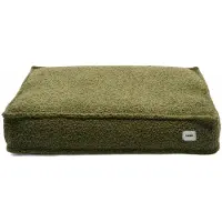 CAFIDE Cuadra Hundebett Fleece Grün XL, 120 x 90 x 20 cm