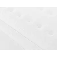 Vente-unique Bett-Set 180 x 200 cm, Bettkasten weiß + Hybridmatratze mit 7-Zonen-Taschenfedern und Gel-Schaum, Höhe 28 cm - CIREVA von YSMÉE