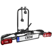 Eufab Fahrradträger auf einer Anhängerkupplung für 2 Fahrräder Crow