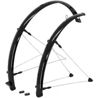 Stronglight Fahrradschutzbleche mit klassischer Befestigung Edelstahlstangen E-Bike (x2)