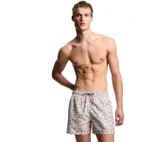 Emporio Armani für Herren. EM000583_AF20440 Allover rosa Badeanzug (L), Strandbekleidung, Polyester