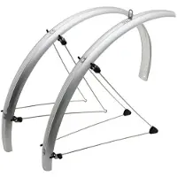 Stronglight Paar Schutzbleche city-vtc Gestänge mit Befestigung classic inox road 28''