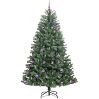 vidaXL Lian (mit LEDs und lilafarbenen Bällen)