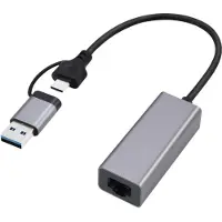 Cablexpert A-USB3AC-LAN-01 USB 3.1 + type-C Gigabit network adapter space grey
