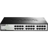 D-Link - DGS-1024D/E 24-Port 10/100/1000 Gigabit Switch, Rackmount/Desktop