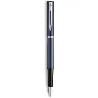 Waterman Füllfederhalter IMPRESSION blauer Lack CT F Blau Geschenkbox
