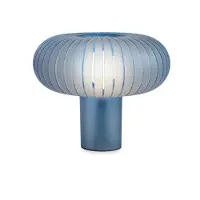 Kartell Tischlampe Teresa Frozen, dimmbar, blau, für Wohn- / Esszimmer, Kunststoff, Design, Tischlampe