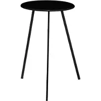 Mica Decorations Seatle Outdoor Beistelltisch - H58 x Ø38 cm - Metall - Schwarz