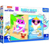Trefl - S.PRICE Puzzle Baby MAXI 2x10 Veselé dítě žralok