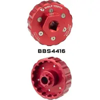 Wolf Tooth BB Socket Innenlagerschlüssel, 44mm, 16 Z., red