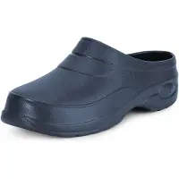 Ladeheid Damen und Herren leichte Eva Clogs Gartenclogs Gartenschuhe KL037(Dunkelblau, 40)