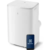Electrolux EXP26U339HW, Einteilige mobile Klimaanlage, Ventilator, Kühlung, Entfeuchter, Heizung, 9000 BTU/h, 64 dB, 2600 W, 2300 W