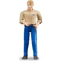 BRUDER Figur Mit Blauer Jeans
