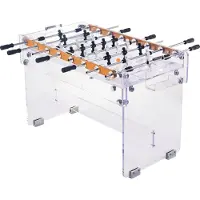 Cougar Prism Pro Elite Tischkicker | Kickertisch aus Acryl - Modernes Design | Inkl. 8 Bälle & 2 Metallpunktzähler | Indoor-Fußballtisch für Kinder & Erwachsene | Maße 144 x 75 x 90 cm