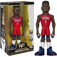 Funko POP! Spezielle Ausgabe Gold Nba Pelicans Zion Williamson Figur 30 Cm