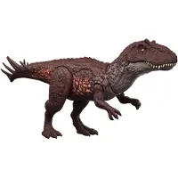 Mattel Jurassic World Wild Roar Metriacanthosaurus Dinosaurier-Actionfigur-Spielzeug, mit Geräuschen, Angriffsbewegungen und Lichtern, 4 Jahr(e), Mehrfarbig, Kunststoff