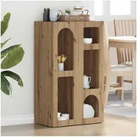 vidaXL Sideboard ELST Artisan-Eiche 59 x 35 x 100,5 cm Holzwerkstoff