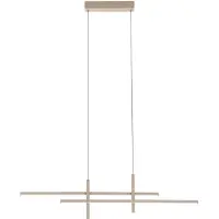 Eglo Design-Pendelleuchte Trepiliano sandbraun