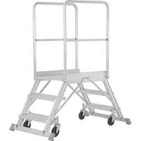 Hymer Podesttreppe fahrbar 2x3 Stufen