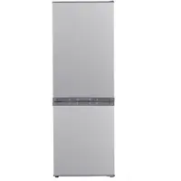 PKM Kühlgefrierkombination KG230KHEIX 173L Inox silber Kühlschrank LED