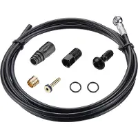 Tektro Bremsleitung 5.5 mm 3200 mm Banjo schwarz - Hochwertige Hydraulik-Brem....