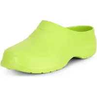 Ladeheid Damen und Herren leichte Eva Clogs Gartenclogs Gartenschuhe KL037(Lime, 40)