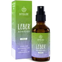 BitterLiebe - Leber Spray natürliche Unterstützung der Leberfunktion mit Cholin und Bitterstoffen 50 ml