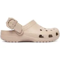 Crocs Pantoletten Classic Enamel Buckle Clog 213347 Beige