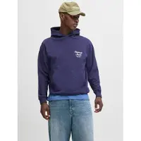 Jack & Jones Kapuzensweatshirt "JORNORREBRO TYPO BACK SWEAT HOOD SN", mit Print