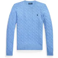 Ralph Lauren für Damen. 211971865004 Pullover aus Wolle und Kaschmir in Blau (XS), Lässig, Langarm