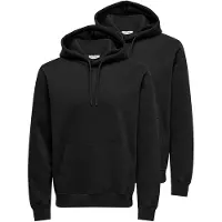 Only & Sons Sweatshirt / Hoodie Connor in Schwarz | Gr.: S