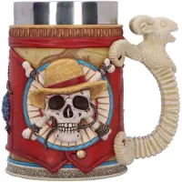 Nemesis Now One Piece Luffy Tankard 17 Cm Glas Rot Rot One Size