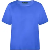 Betty Barclay Schlupfbluse "Schlupfbluse mit Rundhalsausschnitt", Damen, Gr. 36, blau (adria blau), Obermaterial: 97% Polyester PES. 3% Elasthan EL., Blusen Schlupfbluse