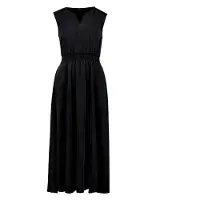 Zero Midikleid mit elastischem Bund in Black Denim | Gr.: 38