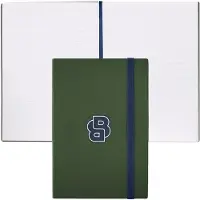 BOSS Grünes DIN-A5-Notizbuch mit Double-B-Monogramm Grösse ONESI