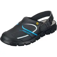 ABEBA Clog schwarz/ blau ESD - 43