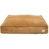 CAFIDE Cuadra Hundebett Cord Senf L, 90 x 78 x 15 cm