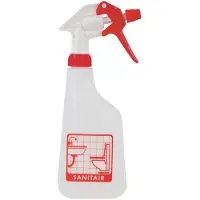 Betra Sprühflasche Sanitär 600 ml Rot, Transparent