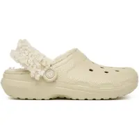 Crocs Pantoletten Classic Fleece Lined Clog Quartz 211396 Beige