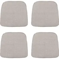 Madison – Panama-Sitzkissen – Beige – 48 x 48 x 6 cm – 4er-Set
