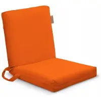 AllBags Klappbare Oxford Strandliege Orange – Tragbar Gartenliege, leichte Campingliege