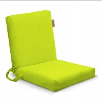 AllBags Klappbare Oxford Strandliege Gelb – Tragbar Gartenliege, leichte Campingliege