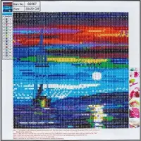 Centrum Diamond Painting 30*30cm. MÅNESKIN