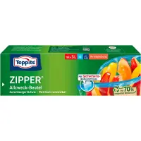 Toppits 18 Gefrierbeutel ZIPPER 3,0 l