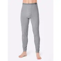 Witt Lange Unterhose "Hose lang Hose lang 2 Stück", Herren, Gr. 5, 2 Stk., Feinripp, marine, grau, meliert, Feinripp, , Unterhosen Lange Unterhose
